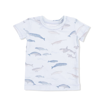 Little Whales Loungewear Short Set