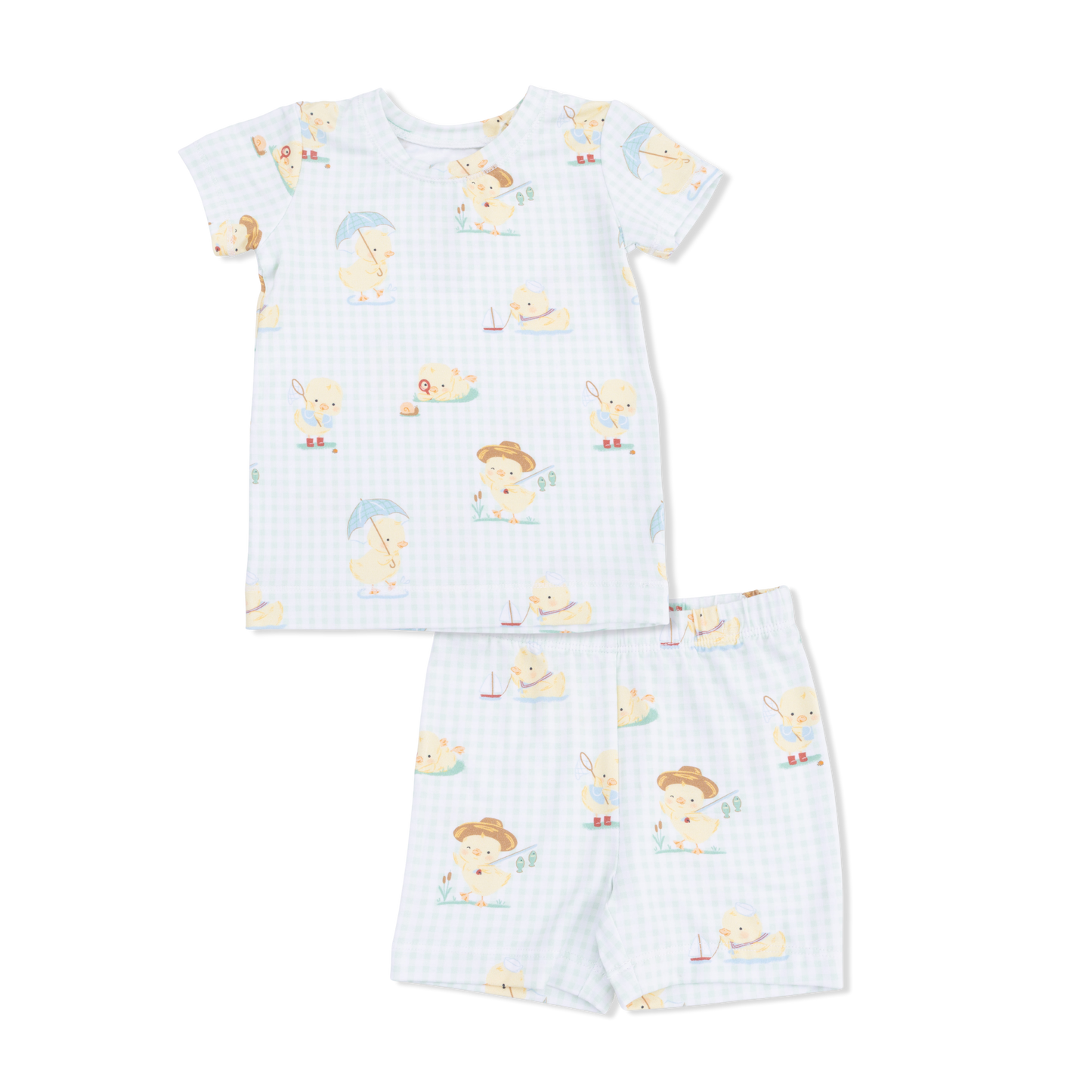 Vintage Spring Duckling Loungewear Short Set