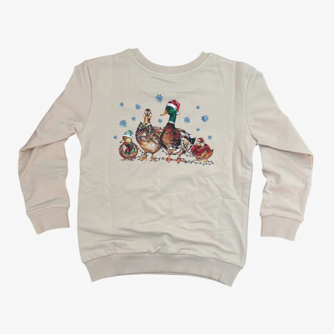 Classic French Terry Pullover- Merry Mallards