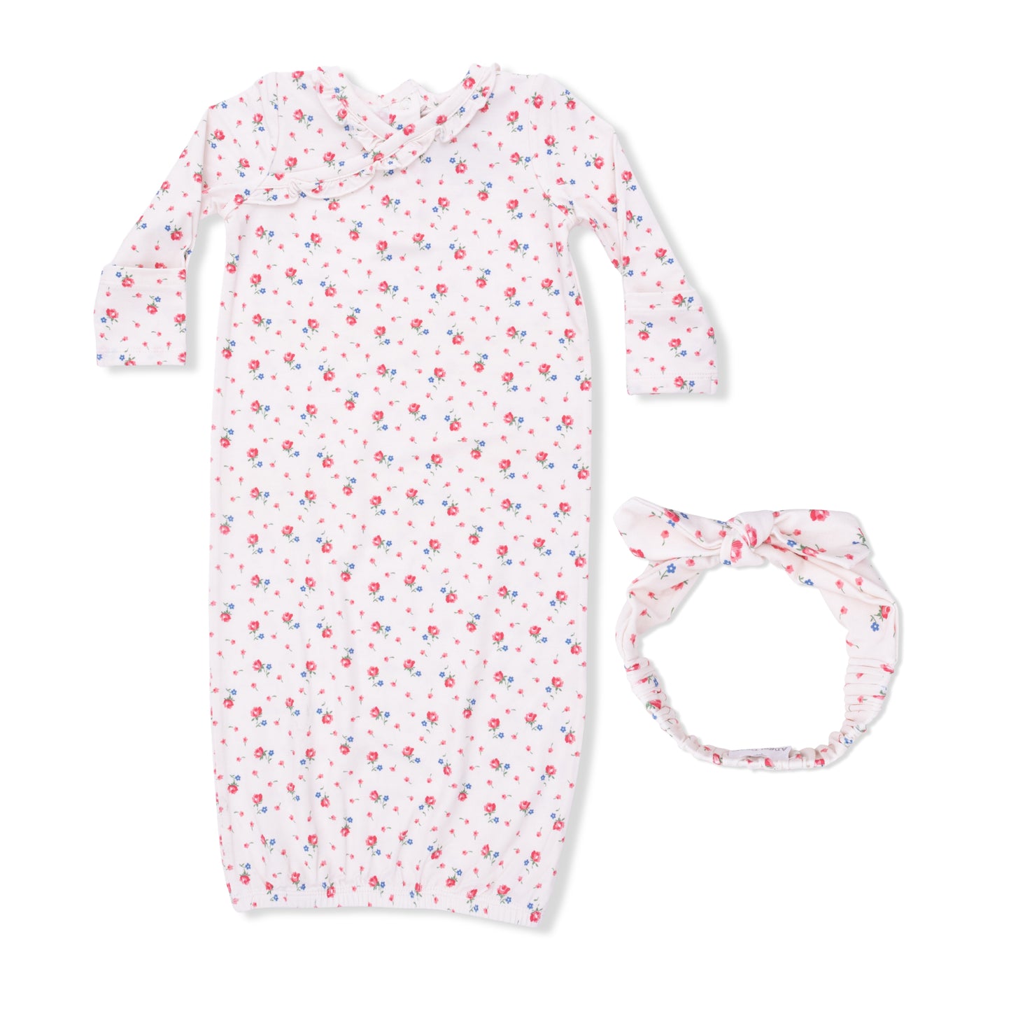 Joli Rosette Kimono Gown & Headband Set