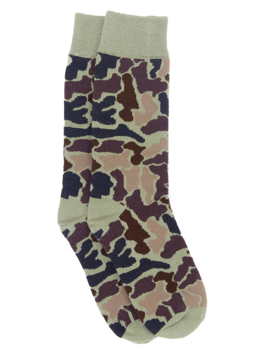 Luck duck sock vintage camo