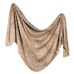 Knit Swaddle Blanket- Fawn