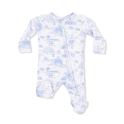 Golf Toile 2 Way Zipper Footie