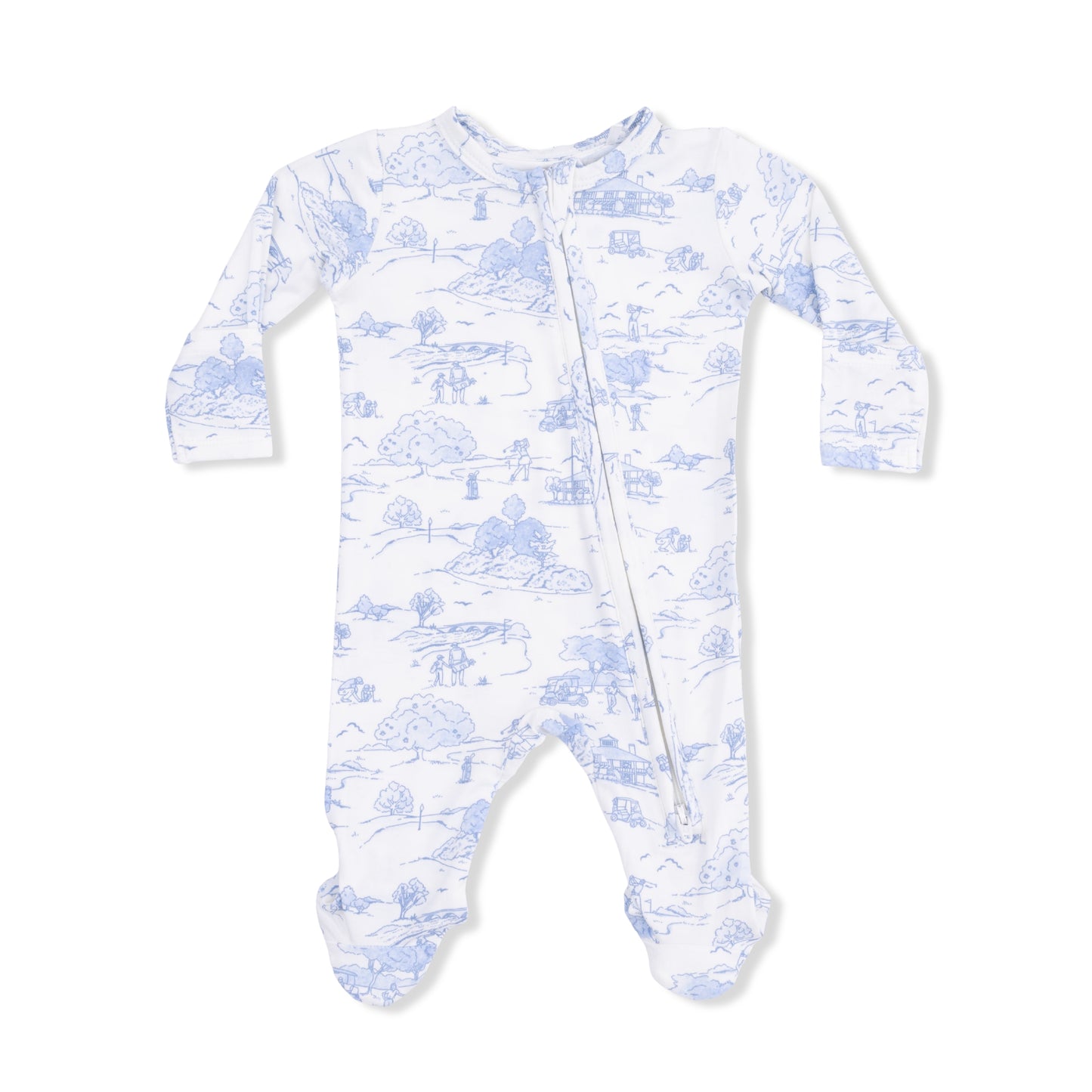 Golf Toile 2 Way Zipper Footie