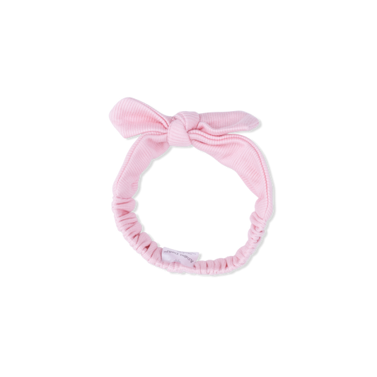 Solid Romance Rib Headband Bow