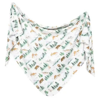 Knit Swaddle Blanket- Grayson