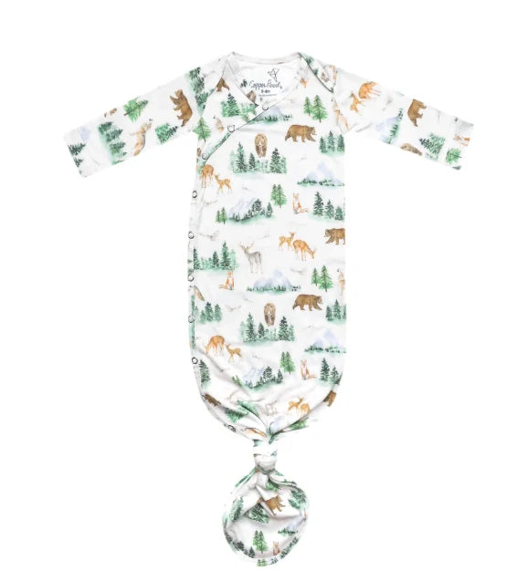 Newborn Knotted Gown Grayson