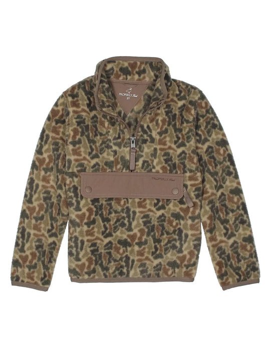 Boys Wallaby Pullover Vintage Camo