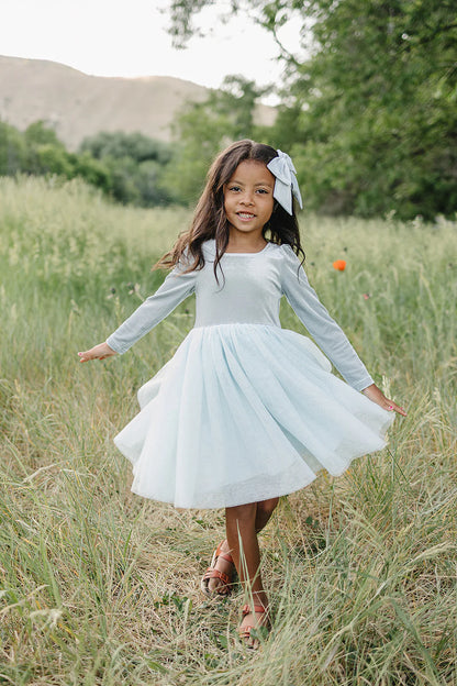 Cindy Dress- Dusty Blue