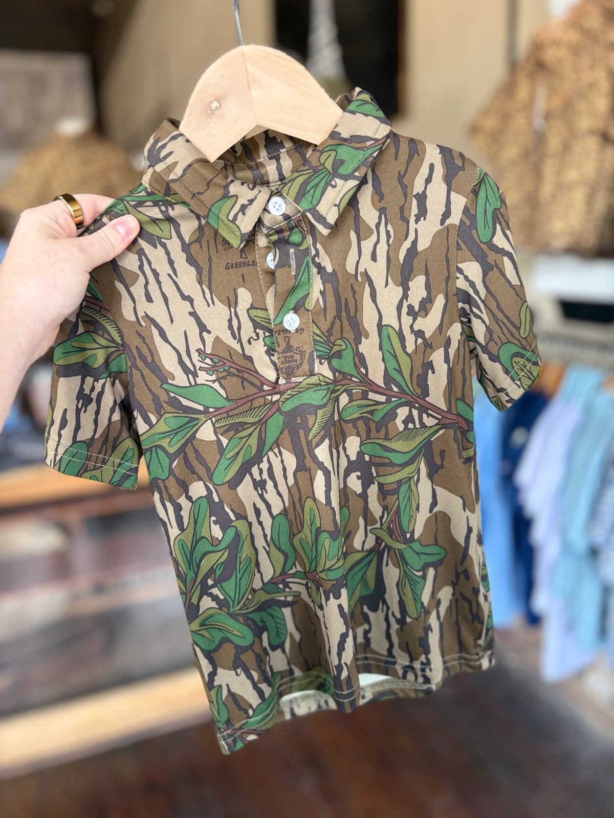 Coolshade Scottie Polo UPF 50+ Mossy Oak Greenleaf