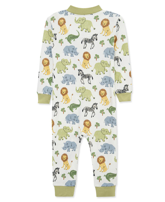 Safari Zipper Romper