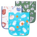 Premium Burp Cloths- All Star