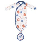 Bamboo Newborn Knotted Gown-All Star