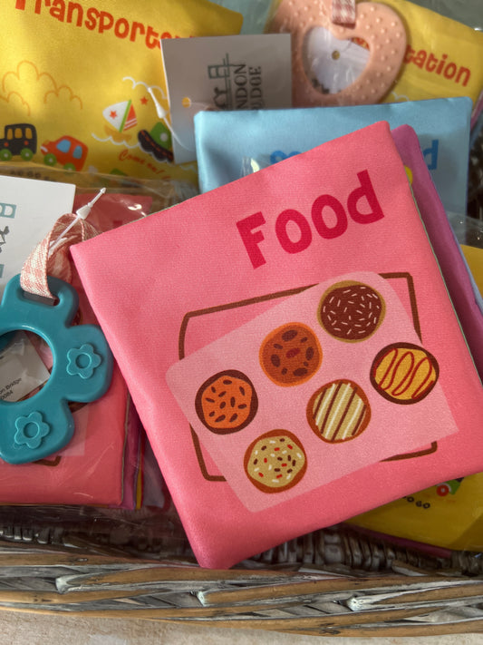 Food Crinkle Book with Teether