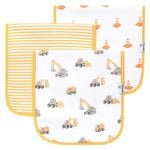 3 Pack Premium Burp Cloths-Dozer