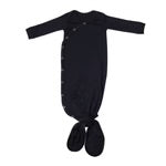 Newborn Knotted Gown Midnight