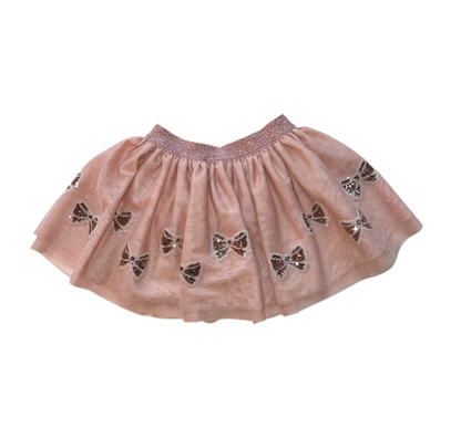 Bow Sequin Tutu Skirt