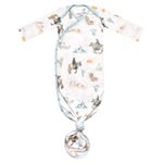 Bamboo Newborn Knotted Gown-Boone