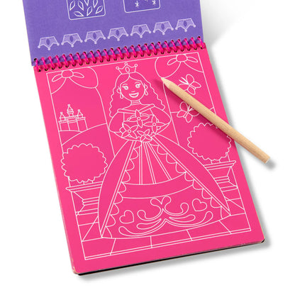 On the Go Scratch Art Color Reveal Pad- Fairy Tales