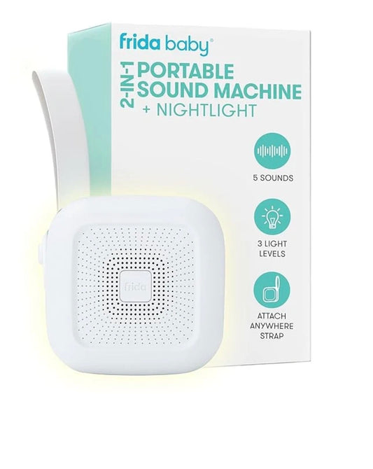 2-in-1 Portable Sound Machine+Nightlight