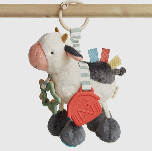 Cow Itzy Friends Link & Love Activity Plush