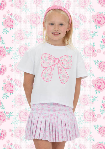 Rosie Bows Mini Pleat Skort