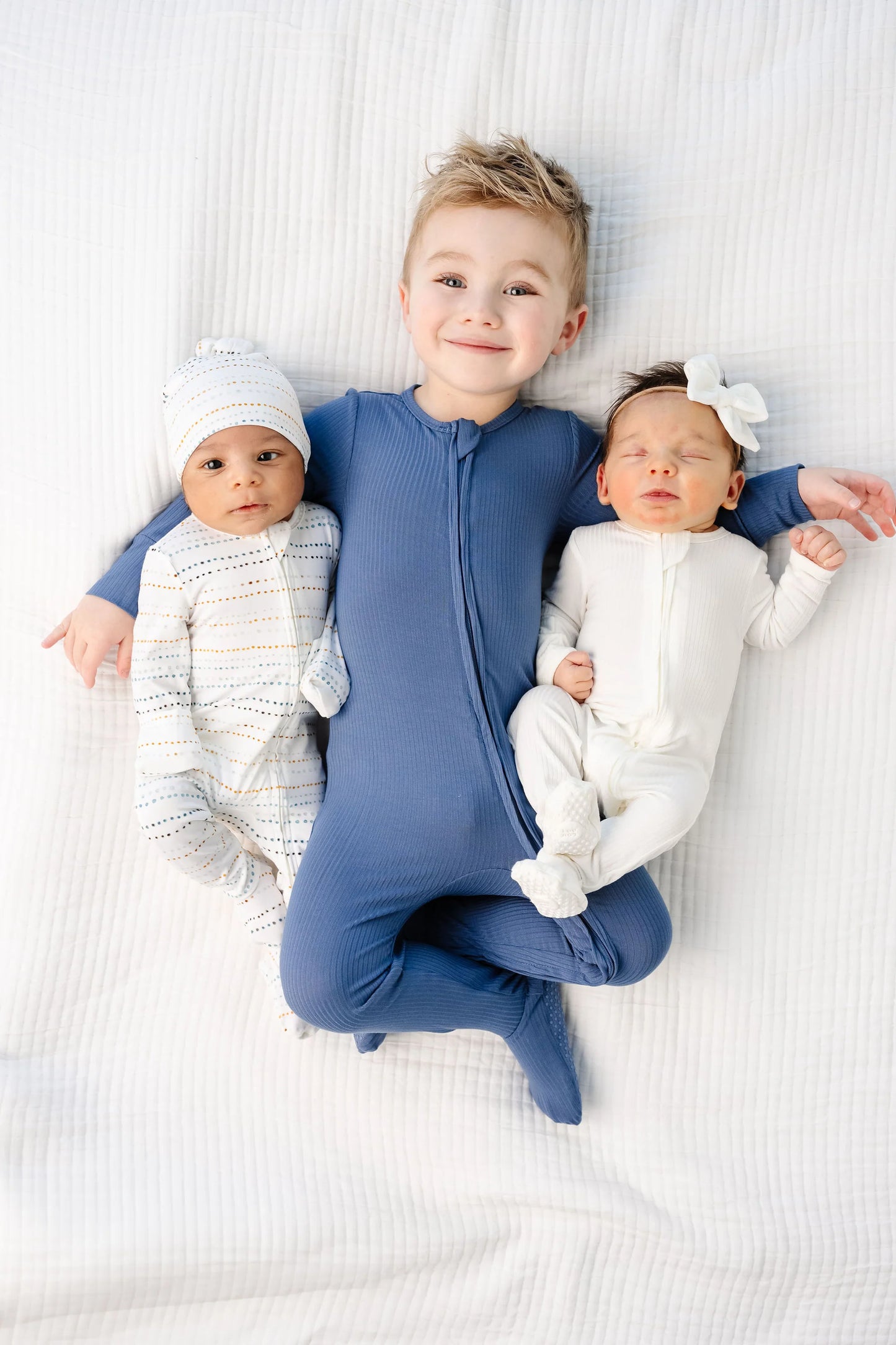 Harrison Ribbed Zipper Footie