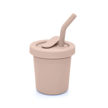 Silicone straw cup 6oz