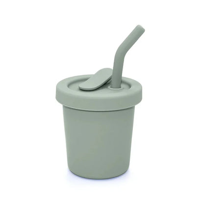 Silicone straw cup 6oz