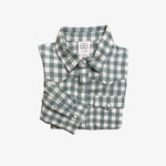 Kasey Button Down- Green Plaid