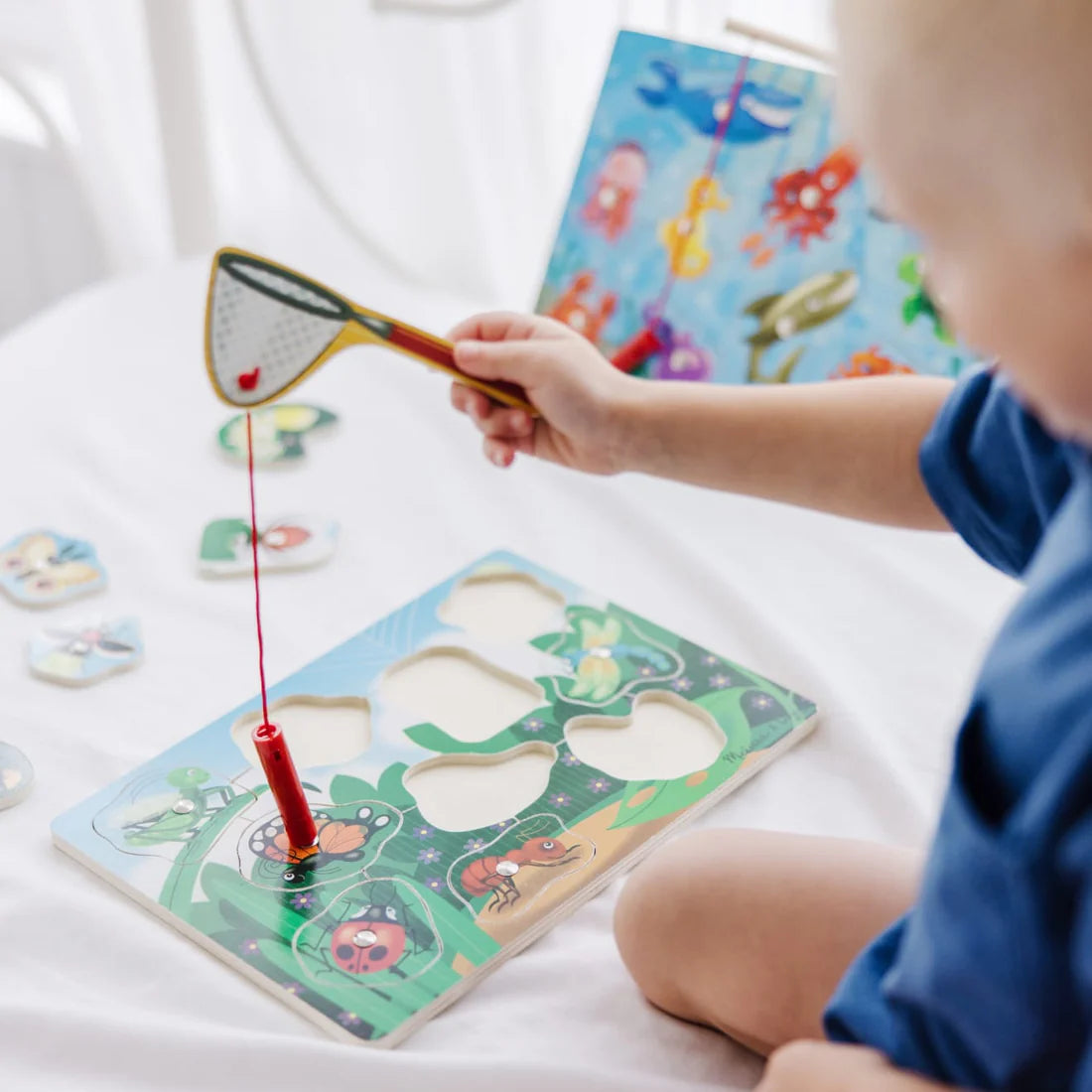 Bug-Catching Magnetic Puzzle Game