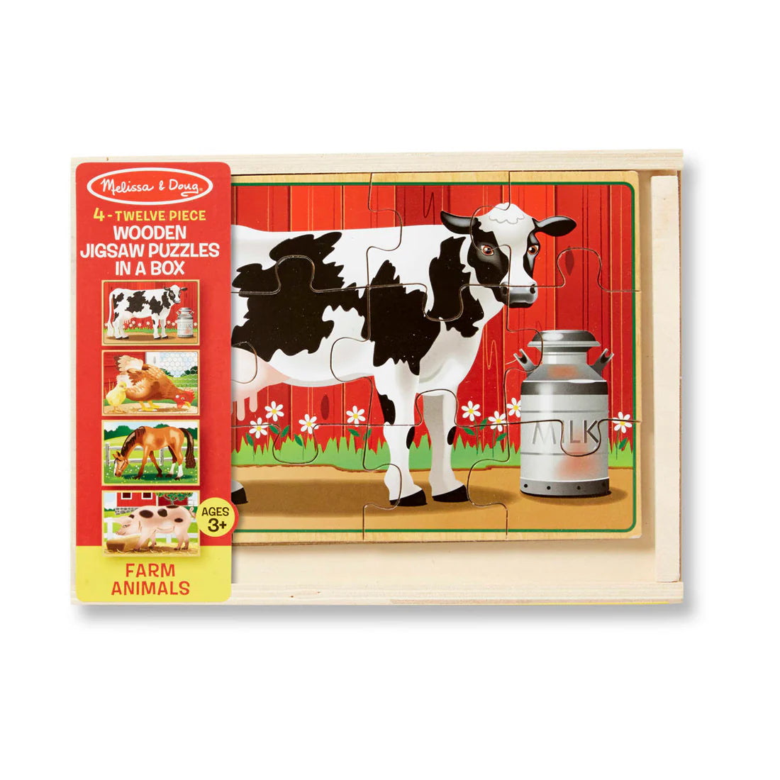 Farm Animals Puzzle in a Box