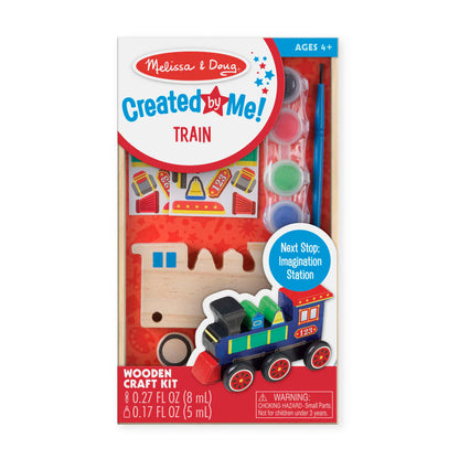 Created By Me! Train Wooden Craft Kit