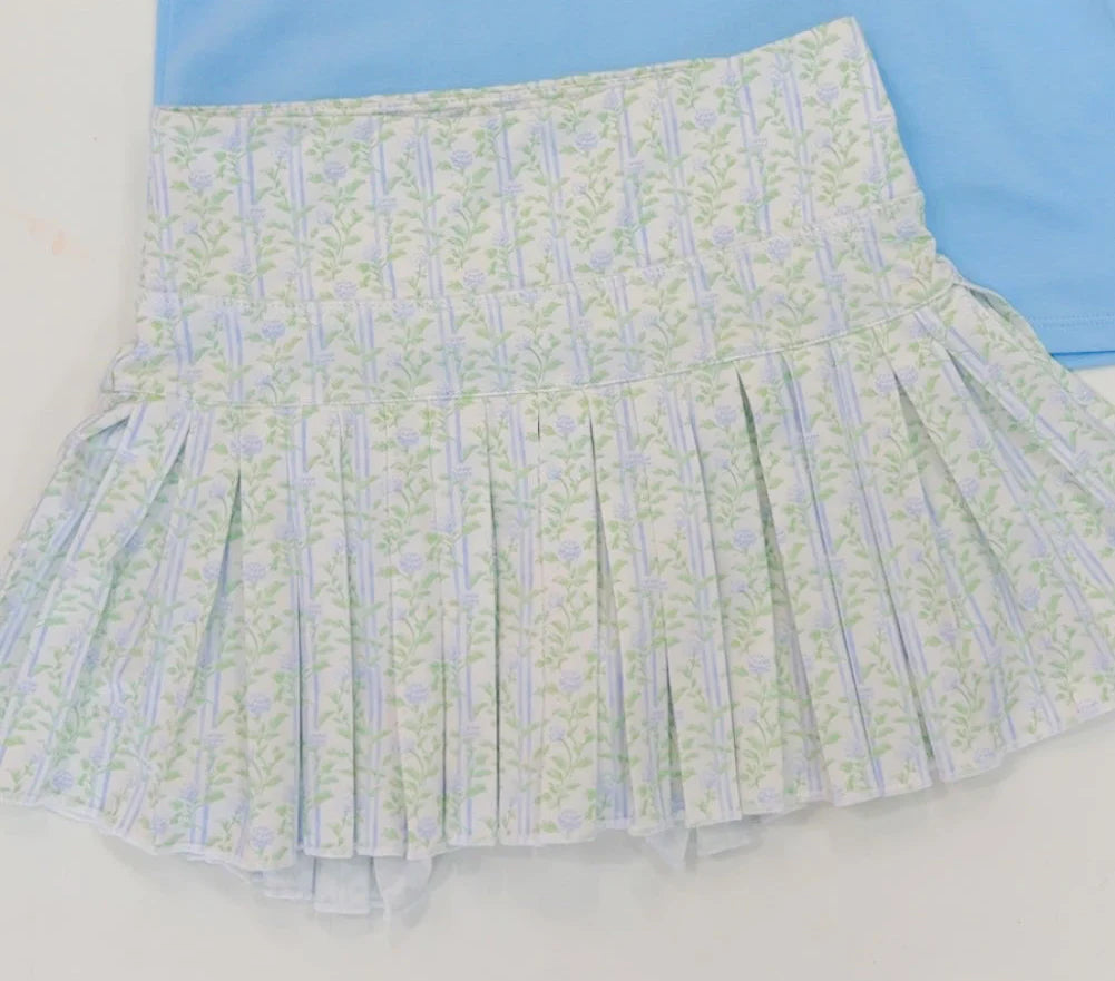 Grand Vines Mini Pleated Skort