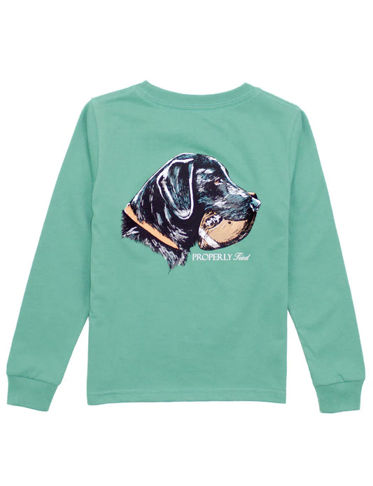 Boys Good Catch Long Sleeve Ivy