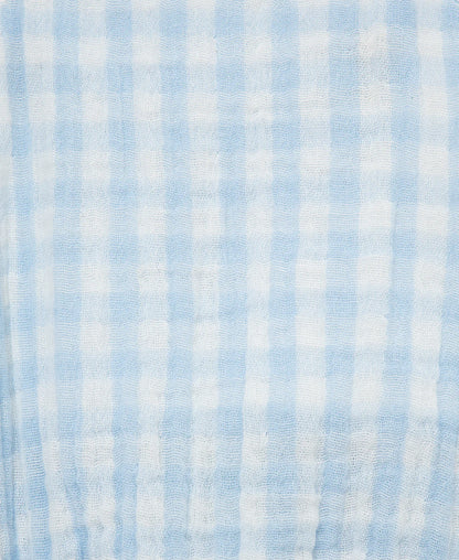 Little Me Baby Boys Gingham Sunsuit With Hat