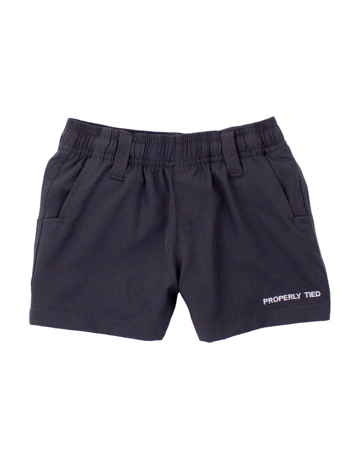 Boys Pintail Short Charcoal