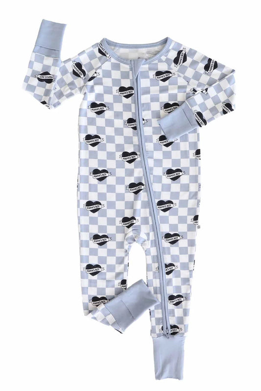 Mama's Boy Zipper Convertible Romper