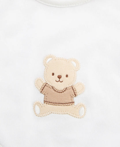 Gentle Bear Bib & Burp Set