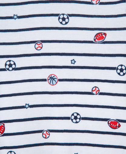 Sports Star Bib & Burp Set