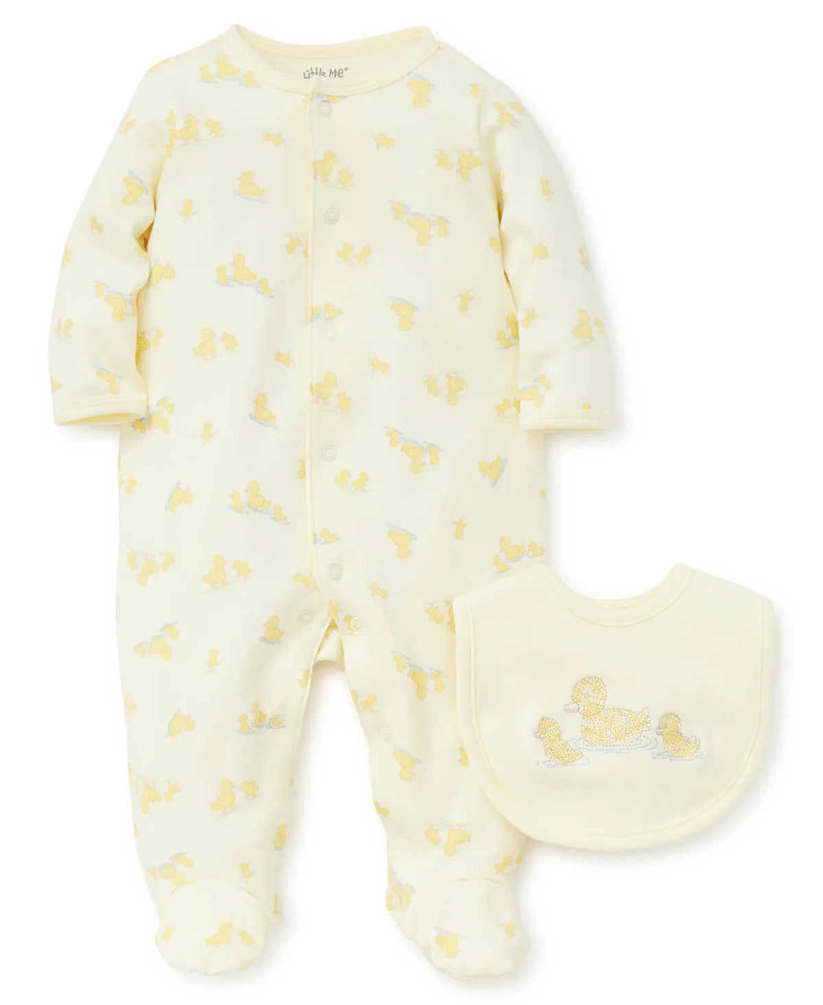 Little Ducks Footie and Bib Set