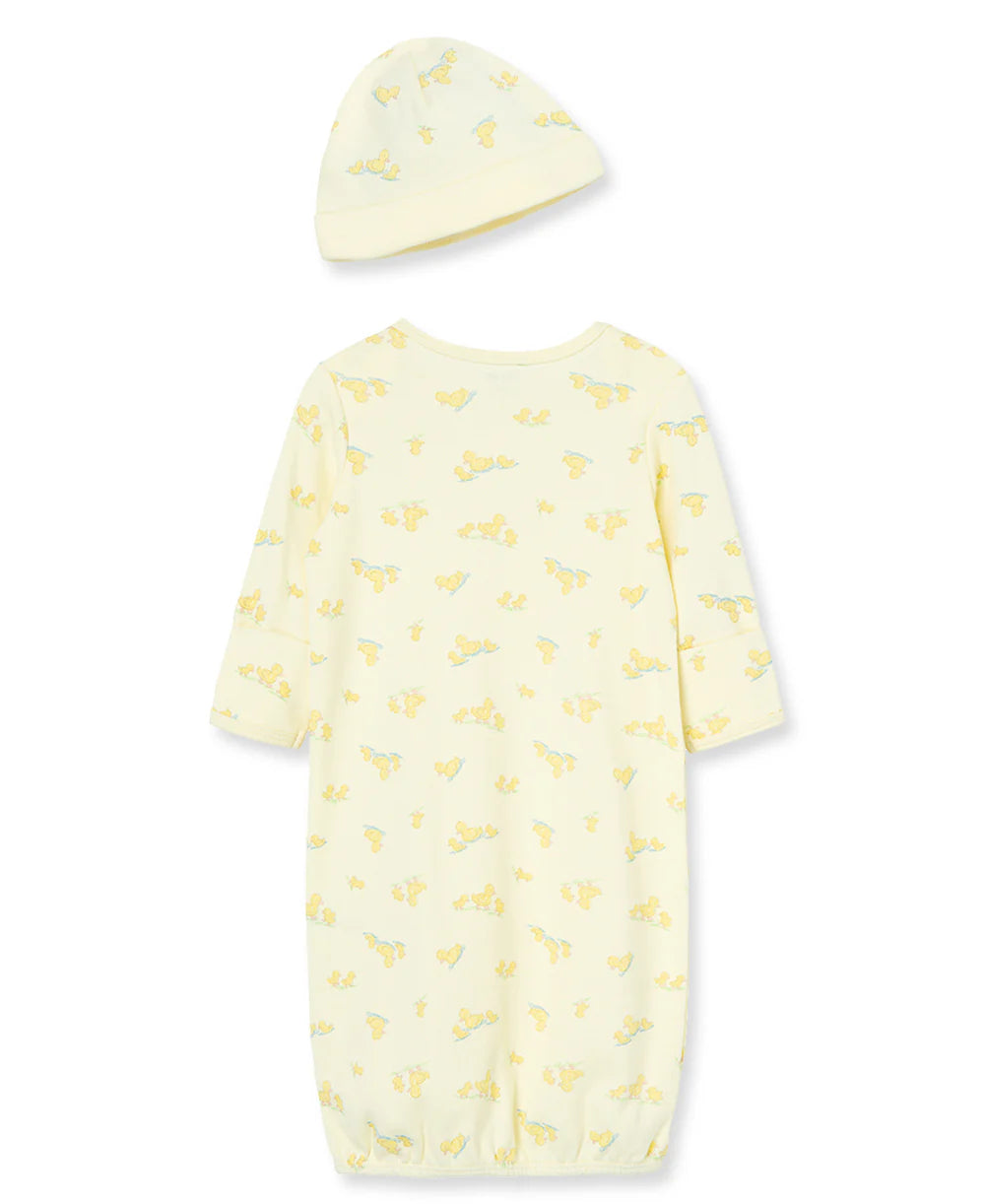 Little Ducks Gown and Hat Set