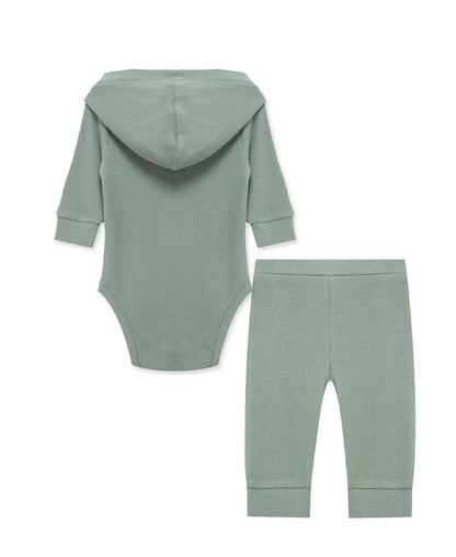 Green Bodysuit & Pant Set