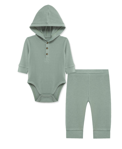Green Bodysuit & Pant Set