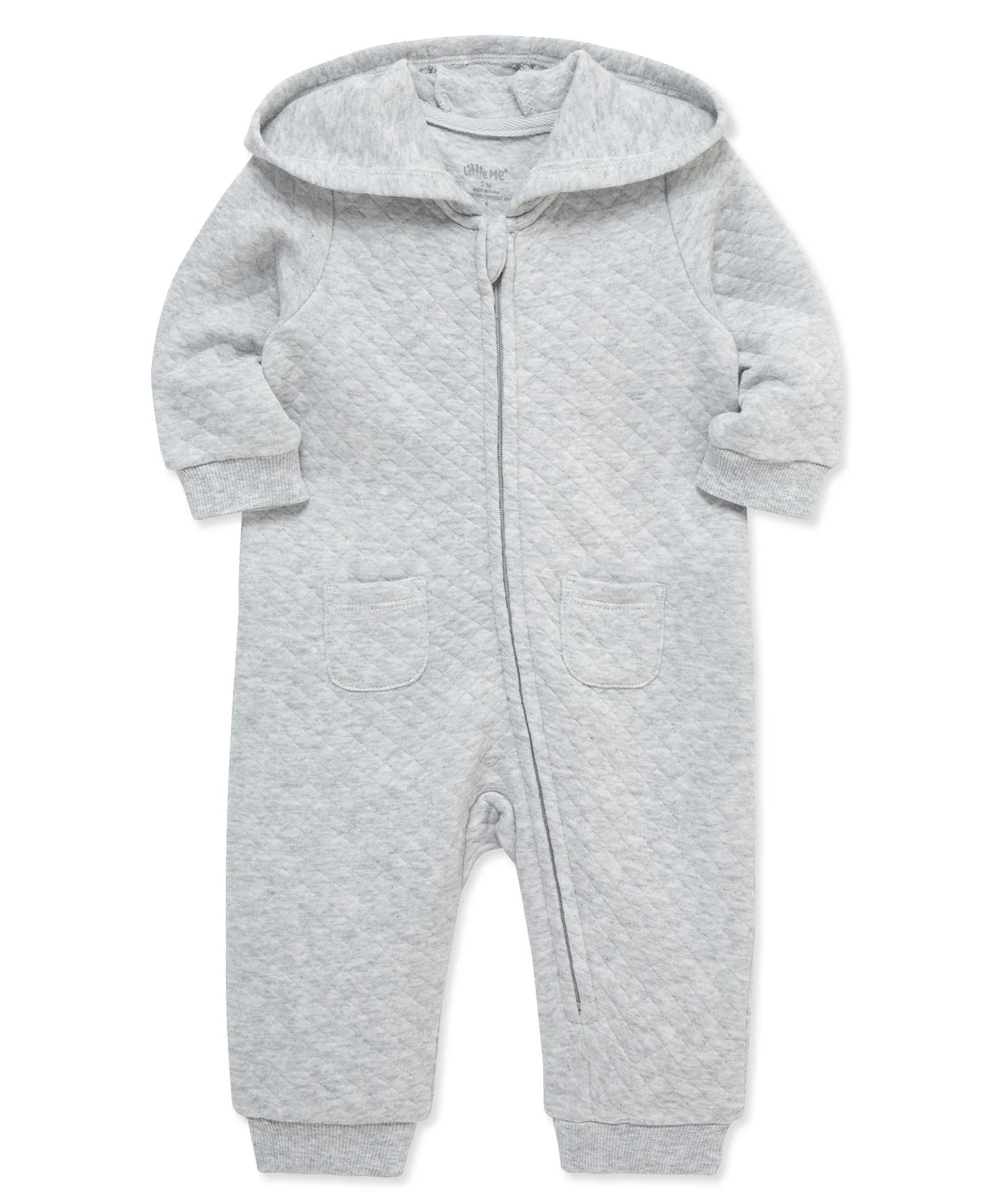 Gray Hooded Coverall