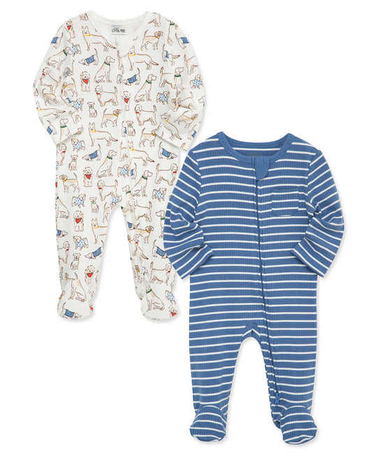 Puppy Parade Footie 2 Pack