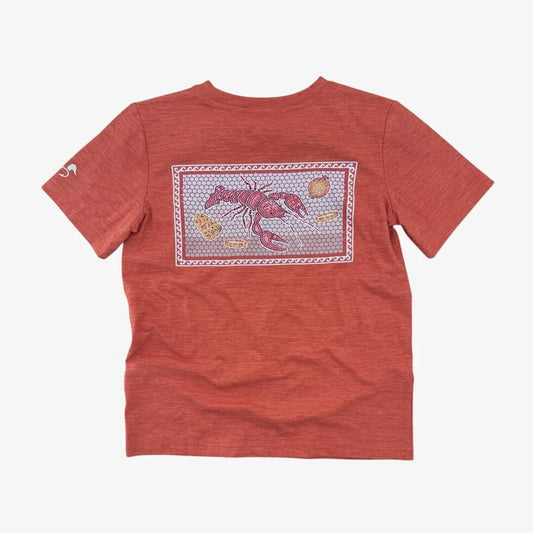 Ridge Athletic Tee Crawfish Mosaic