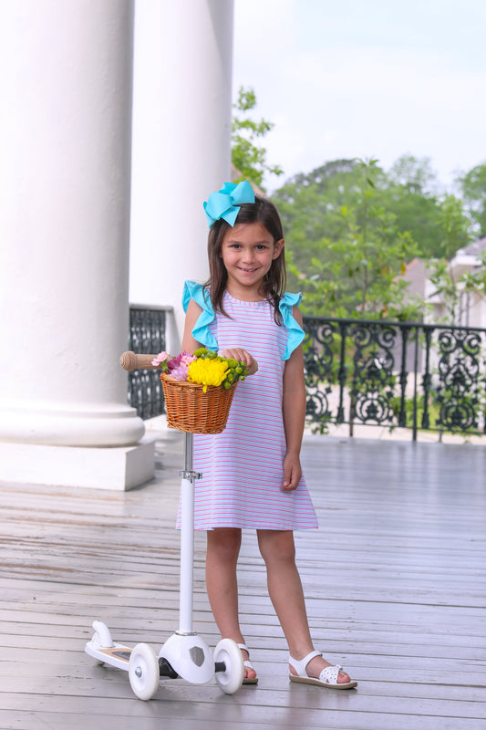 Ruby Dress- Multi Stripe