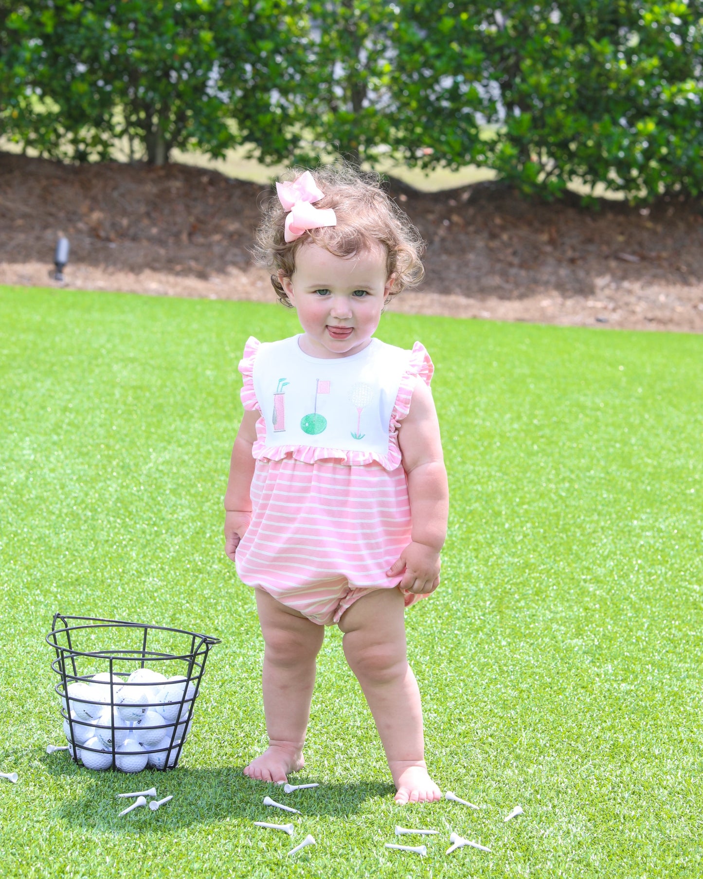 Tee Time Ruffle Romper