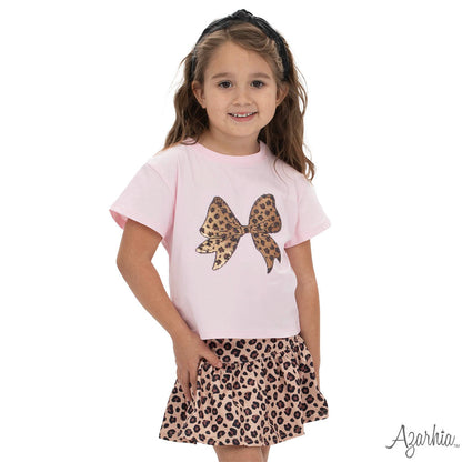 Classic Leopard Mini Pleat Skort